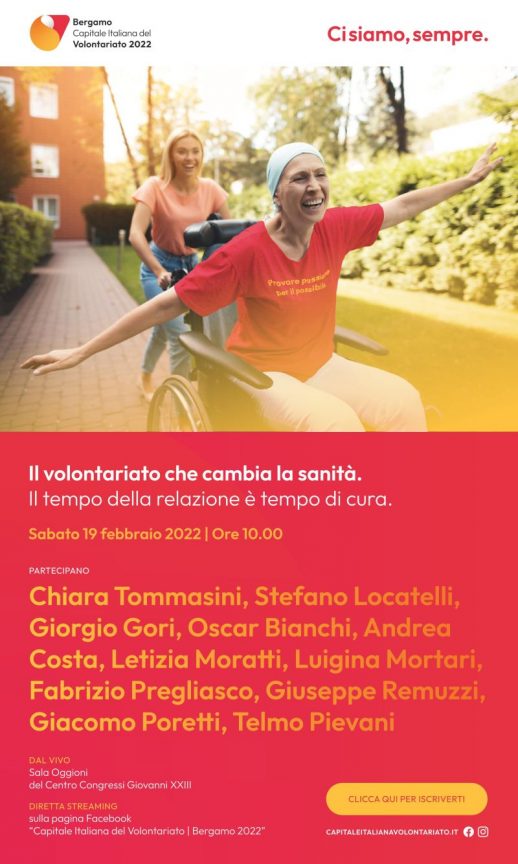 Il volontariato che cambia la sanità. Il tempo della relazione è tempo di cura