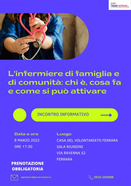 Infermiere di famiglia e di comunità: chi è, cosa fa e come si può attivare