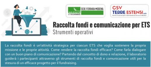Raccolta fondi e comunicazione per ETS - Strumenti operativi