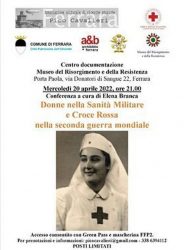 Donne nella Sanità Militare e Croce Rossa nella seconda guerra mondiale