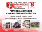 Integrazione Lavoro festeggia i 30 anni