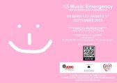 13 Music Emergency: Per ricominciare a sorridere