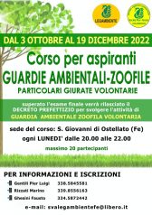 Corso per aspiranti guardie ambientali-zoofile