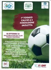 I° Torneo Calcio A5 Fondazione Imoletta