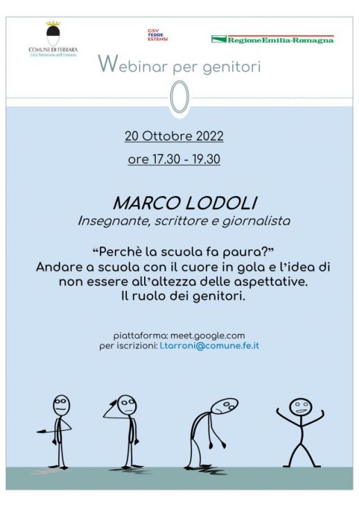 Webinar “Perché la scuola fa paura?”