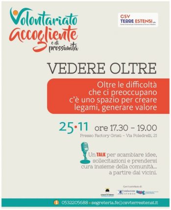 Volontariato Accogliente e di Prossimità | Vedere oltre
