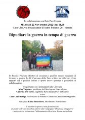 Ripudiare la guerra in tempo di guerra