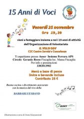 15 Anni di Voci |Compleanno per Il Volo Odv