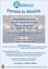 Onconauti, Ferrara in Musica