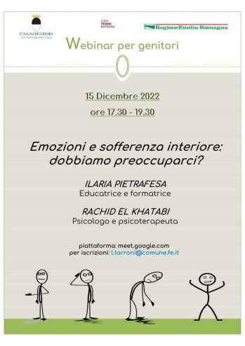 Emozioni e sofferenza interiore: dobbiamo preoccuparci? | Webinar per genitori