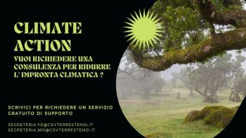 Call “Climate Action”: al via un servizio di supporto alla realizzazione di azioni per ridurre l’impronta climatica