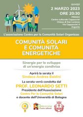 Comunità solari e comunità energetiche | Sinergie per lo sviluppo di un'energia condivisa
