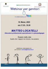 Webinar per genitori |Essere nella rete: quello che i ragazzi non dicono, ma postano
