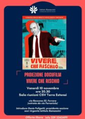 Proiezione docufilm "vivere che rischio"