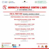Giornata Mondiale contro l’AIDS: cinque appuntamenti dedicati alla prevenzione