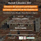 Via Giuliana 32 | Assemblea pubblica per la chiusura del percorso partecipativo sul bene confiscato