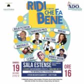 Comicità e solidarietà vanno in scena sul palco della Sala Estense in favore di Ado