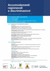 Convegno "Accomodamenti ragionevoli e discriminazioni"