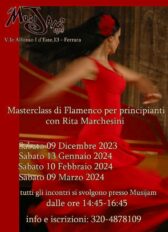Masterclass di Flamenco per principianti con Rita Marchesini