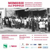 Memorie dal popolo | Emancipazione, partecipazione, educazione: le case del Popolo a Ferrara prima e dopo il fascismo