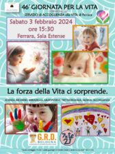 46° Giornata per la Vita. Convegno del Servizio Accoglienza alla Vita di Ferrara