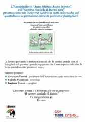 Auto Mutuo Aiuto | Incontro aperto a chi si prende cura di famigliari