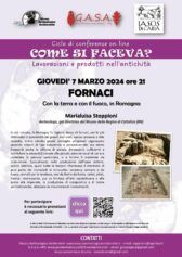 Conferenza on line “Fornaci – Con la terra e con il fuoco, in Romagna” – Lavorazioni e prodotti nell’antichità
