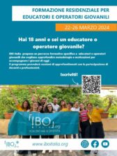 Formazione residenziale IBO per educatori e operatori giovanili