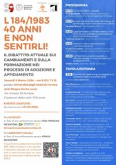 Incontro- dibattito per il 40simo della legge su adozione e affido