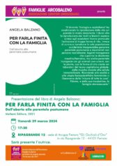 Presentazione libro “Per farla finita con la famiglia. Dall'aborto alle parentele postumane”
