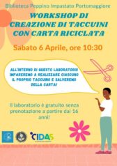 Workshop di creazione di taccuini con carta riciclata