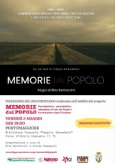 Proiezione documentario "Memorie di un popolo"