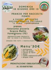 Pranzo sociale benefico a sostegno del Centro Il Viale Aps