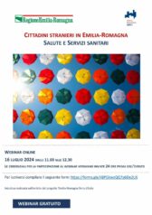 Presentazione on line del report “Cittadini stranieri in Emilia-Romagna – Salute e Servizi sanitari”