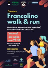 Francolino walk e run- Camminata non competitiva e una corsa competitiva