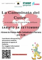 La Camminata del Cuore per i 20 anni di Vola nel Cuore