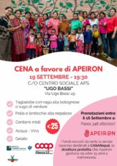 Cena a favore di Apeiron