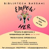 Presentazione progetto Empowher alla Biblioteca Bassani