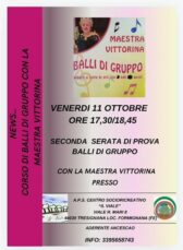 Corso Balli di Gruppo con la maestra Vittorina