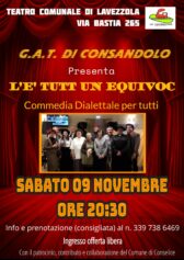 Commedia teatrale "L'e' tutt un equivoc"