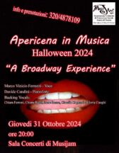 A Broadway Experience - Apericena in musica Halloween 2024 a Musijam