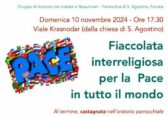 Fiaccolata interreligiosa per la Pace in tutto il mondo