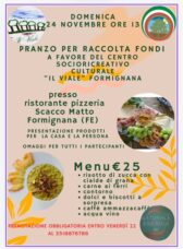 Pranzo per raccolta fondi  favore del Centro socioricreativo culturale "Il Viale"Formignana