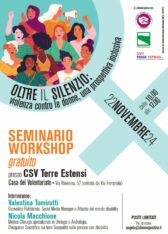 Seminario workshop gratuito “Oltre il silenzio: violenza contro le donne, una prospettiva inclusiva”