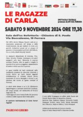 Spettacolo teatrale "Le Ragazze di Carla"