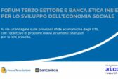 Le sfide economiche del Terzo settore: il Forum Nazionale invita gli enti a partecipare a un’indagine sul rapporto tra gli ETS e il mondo finanziario, bancario e assicurativo