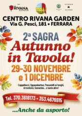 "Autunno in Tavola": al Rivana Garden tre giornate nel segno della cucina tradizionale, dell'aggregazione e della solidarietà