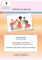 "Crescere tra regole, libertà e relazioni che cambiano": webinar per genitori con figli adolescenti
