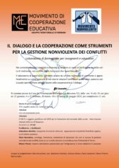 Laboratorio sulla Gestione Nonviolenta dei Conflitti: Aperte le Iscrizioni!