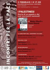 Presentazione del libro "I Palestinesi" : storia di un popolo e dei suoi movimenti nazionali”